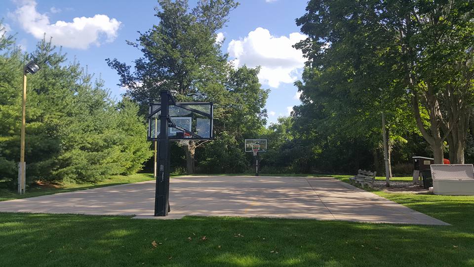 McCabe neighborhood basketball court in Kaukauna