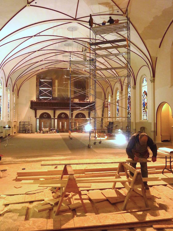 Holy Cross renovations