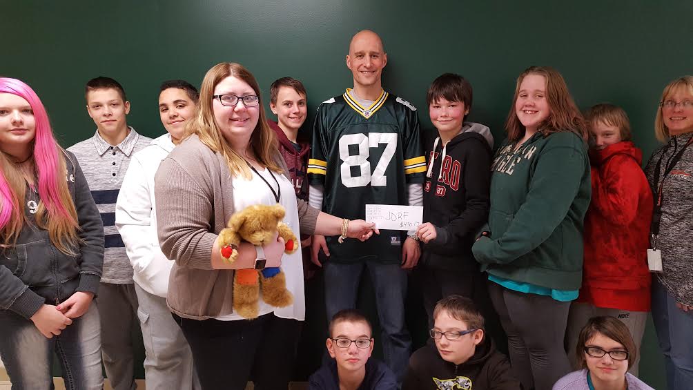 Standing (left to right): Kaleigh Mena, Ethan Rowe, Christian Whitehouse, Nicole Brumm, Jeb Green, Stephen Paske, Jacob Johnson, Alanna Anderson, Kenny Kress, and Laura Lindberg Kneeling: Ben Wicker, Seth Pohlman and Gwen Smith. Kaukauna School District photo.