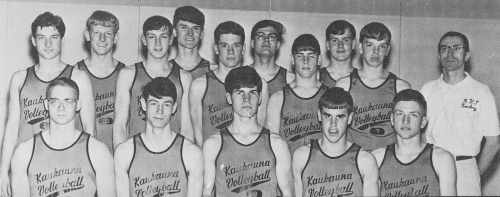 1967 Kaukauna High School volleyball team