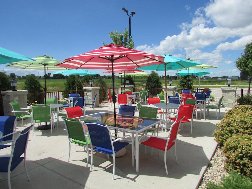 The outdoor dining area of Little Chicago Dining and Spirits, south of Kaukauna. Facebook photo.