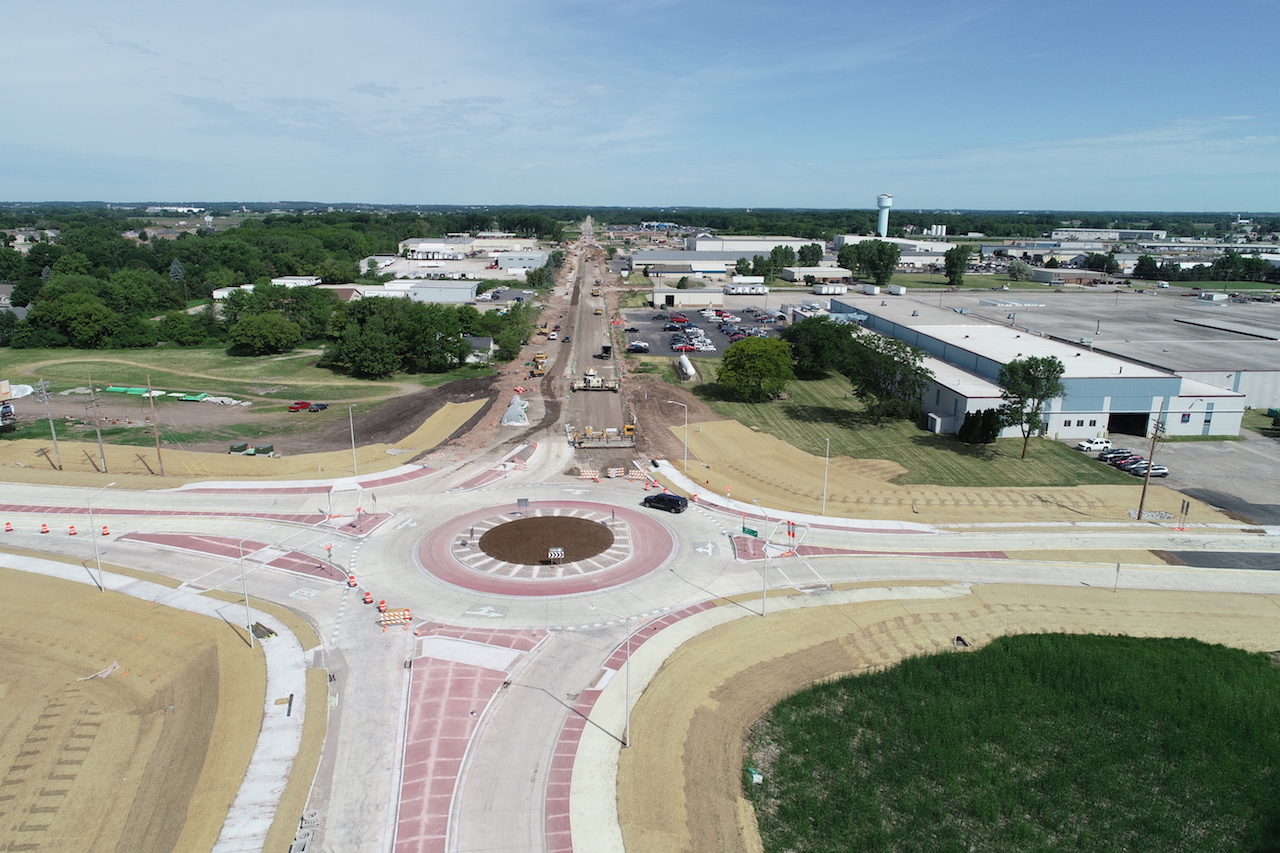 Highway 55, Interstate 41 interchange. WisDOT photo.