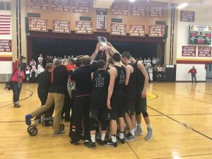 The No. 3 seed Ghosts captured the Regional title Saturday with an 84-72 win over Luxemburg-Casco.