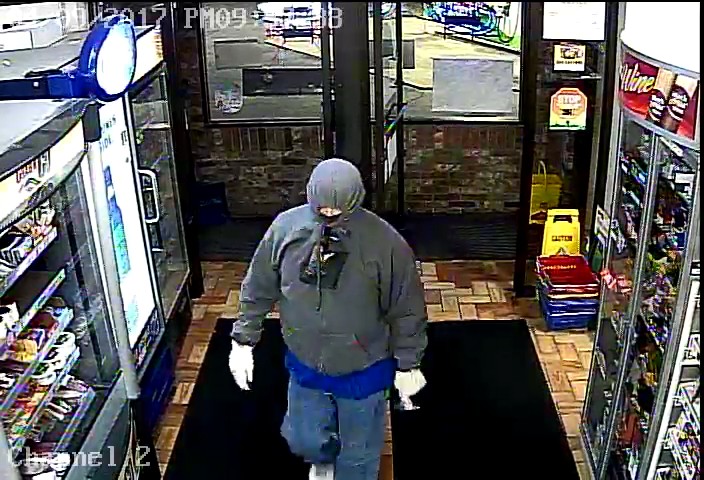 Suspect in a robbery in Kimberly April 9, 2017. Photo via Fox Valley Metro Police