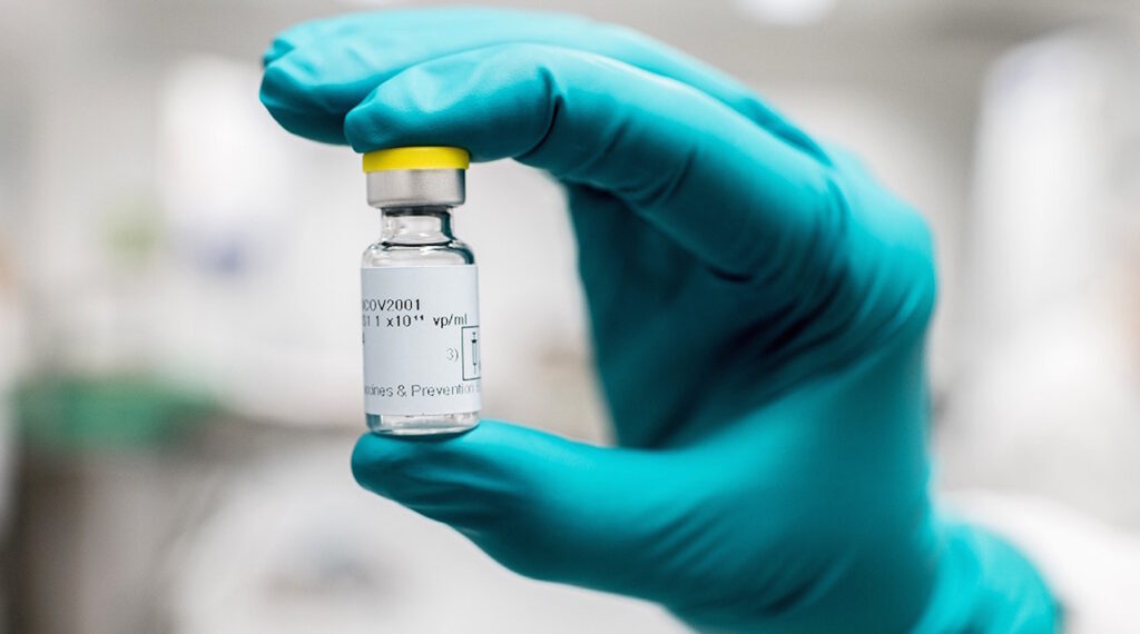 Johnson and Johnson's one-shot COVID-19 vaccine. Photo courtesy Johnson and Johnson.