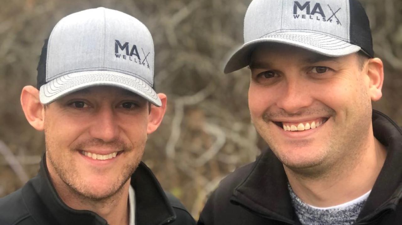 Kevin Frontz and Dustin Amenda, left and Kevin Frontz created the online MaxWells fishing directory.