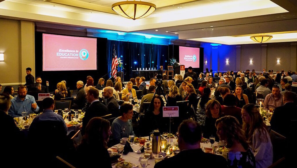 The 2020 Excellence in Education Awards. Fox Cities Chamber of Commerce photo