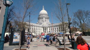 Wisconsin state capitol in Madison. Dan Plutchak photo