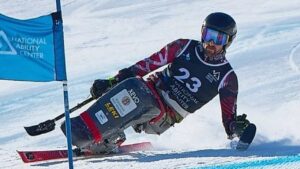Paralympian skier Rob Enigl competes in the Huntsman's Cup in Park City Utah earlier this year. Photo courtesy Rob Enigl.