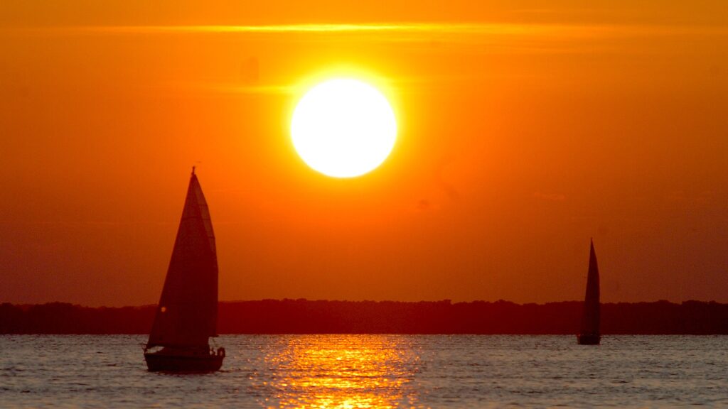 Sunset at High Cliff State Park. KCN photo by Dan Plutchak