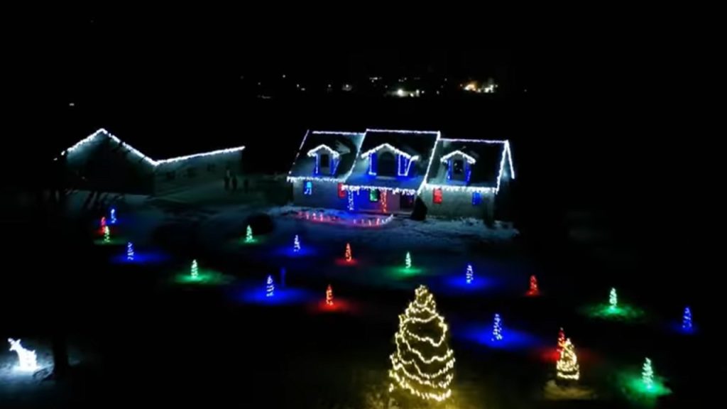 One of the Valley's most spectacular Christmas light displays is right