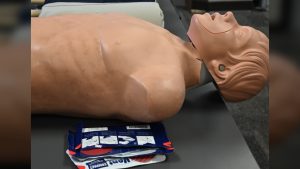 May is national Stop the Bleed month, and nurses from the Appleton Area School District spent time this week training with Appleton firefighters.