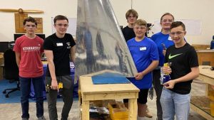 These teens, as well as a few others, meet every Wednesday at the EAA Chapter 252 hangar in Oshkosh to build a Van’s RV-12iS.