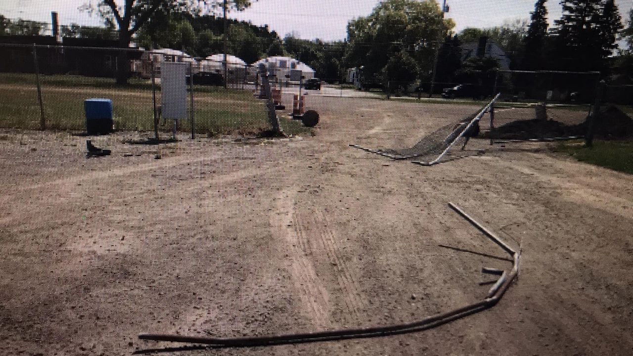 The Seymour Police Department is investigating damage to fences at the Outagamie County Fairgrounds
