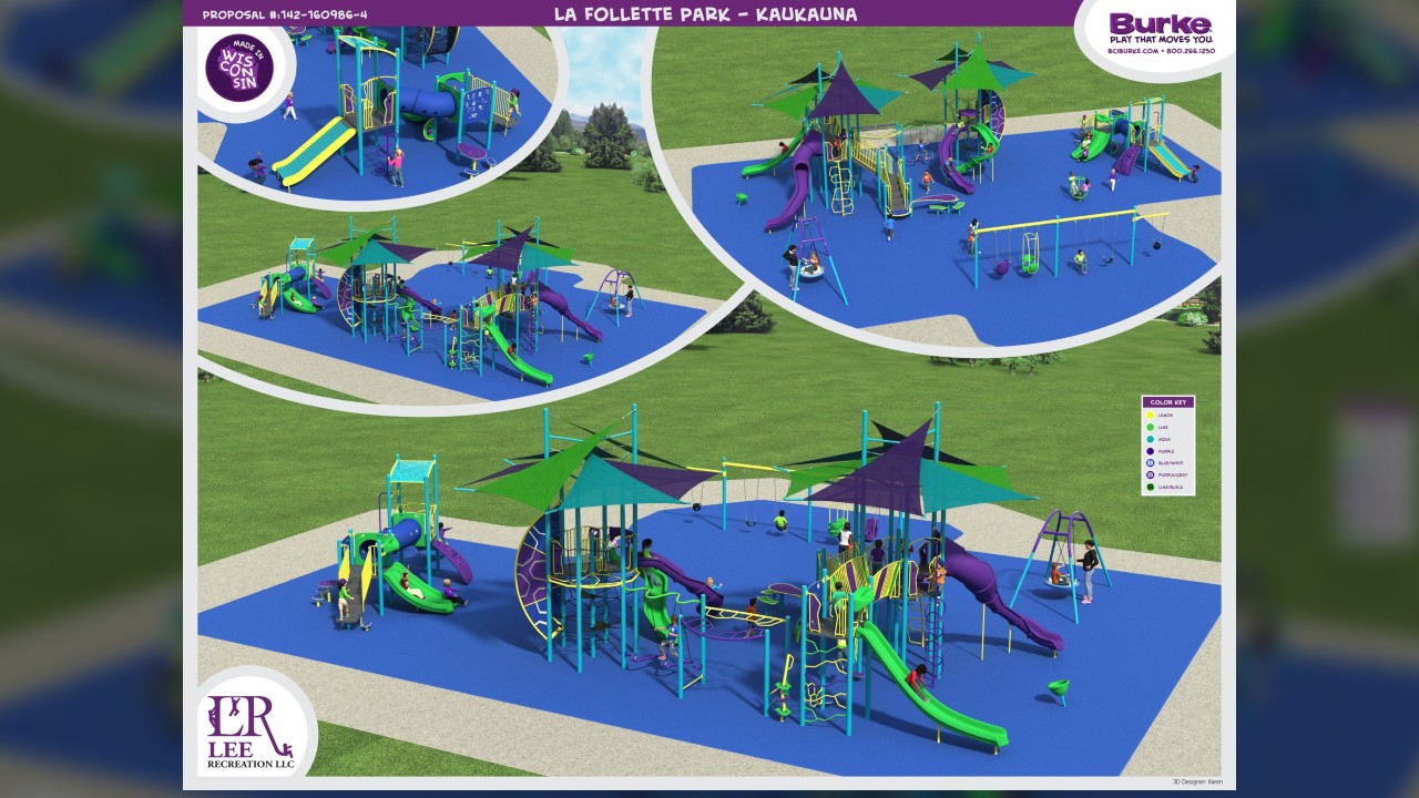 Major improvements are coming next year to the playground Kaukauna's La Follette Park.