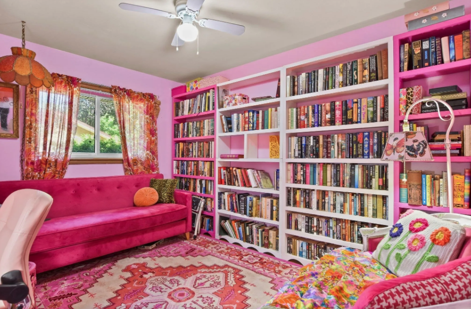 A home for sale in Madison, Wisconsin has rooms bathed in pink as if they're straight from the set of "The Barbie Movie."