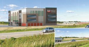 A new, retails, moving and self-storage U-Haul facility held its ground breaking recently in Commerce Crossing on Kaukauna's north side.