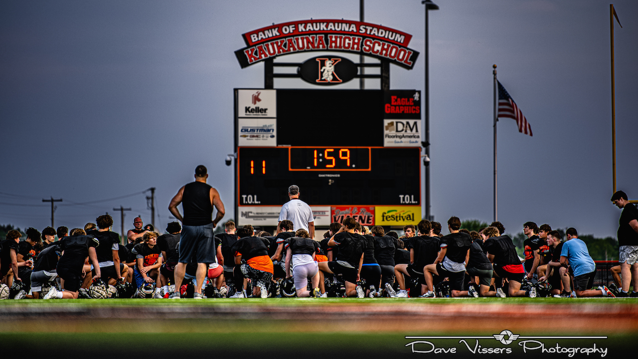 Kaukauna Ghosts football. Photo by Dave Vissers. More photos at Dave Vissers Photography