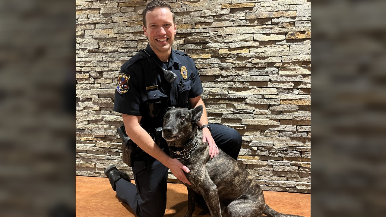 Saturday marks the final patrol shift for Kaukauna Police Department K-9 Rocko with his handler Officer Lucas Meyer.