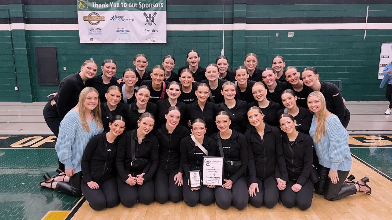 The Kaukauna Varsity Dance Team has advanced to the 2024 Wisconsin Association of Cheer/Pom Coaches state competiton Saturday, Feb. 3, 2024 in La Crosse.