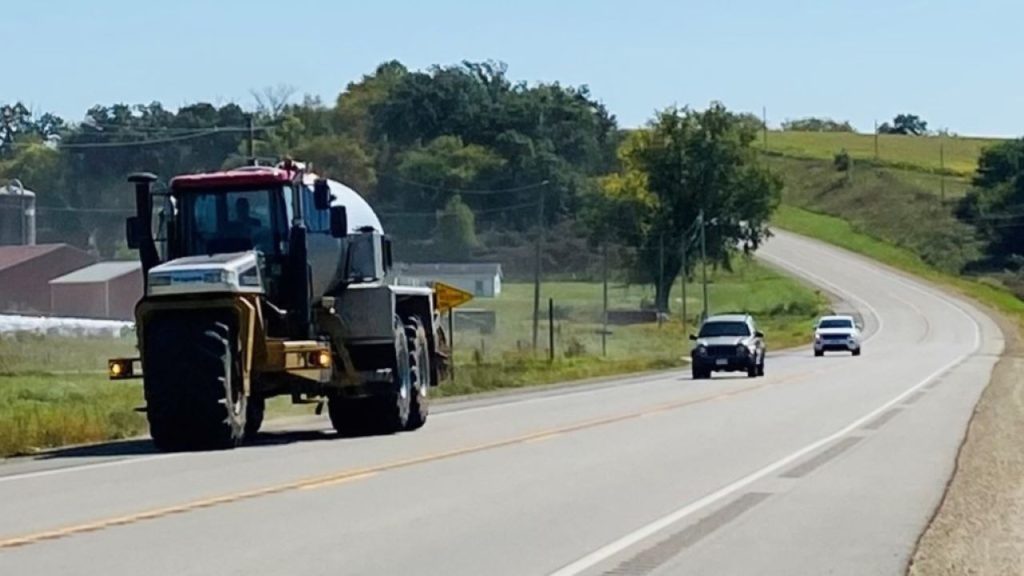 As farmers prepare for spring planting, the Wisconsin State Patrol is reminding motorists that it is illegal to pass an agricultural vehicle in a no-passing zone.