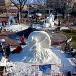 Snow sculptors from around the United States arriving in Wisconsin for the 30th annual Winterfest in Lake Geneva