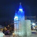 Eagle River’s annual Ice Castle construction underway