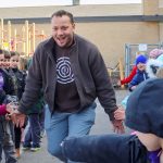 Dolphin and former Badger Ingold shares message of faith with students at Kaukauna’s St. Ignatius and Chesterton Academy