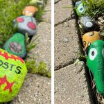 Rock snake has returned outside the Heart of the Valley Chamber, and it’s growing