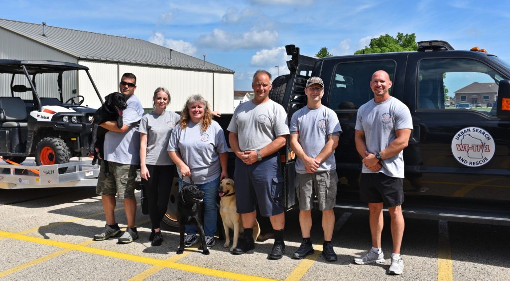 Green Bay firefighters are part of a team that left Tuesday to assist with search efforts following devastating flooding in Texas.
