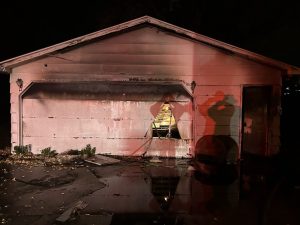 Two vehicles destroyed in overnight garage fire in Kaukauna