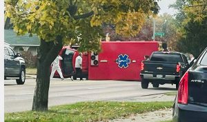 PHOTOS: State Patrol investigating after Janesville FD ambulance involved in rollover crash