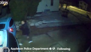 VIDEO: Appleton police seeking person connected to car thefts early Christmas morning