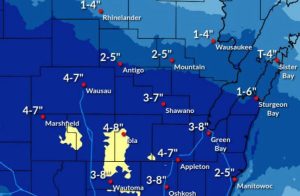 LIVE UPDATES: Fox Valley expecting more snow overnight