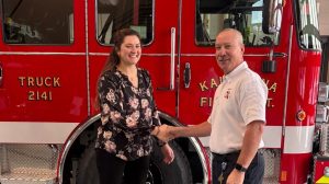 Kaukauna welcomes newest firefighter