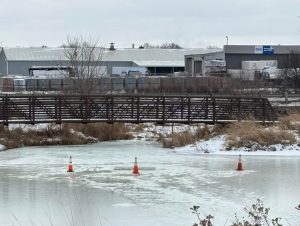 Kaukauna Fire Department conducting open-water rescue training