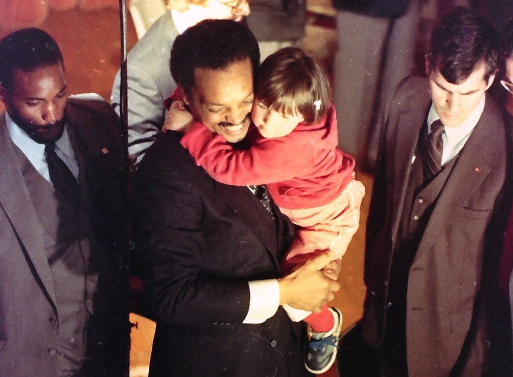 The Rev. Jessie Jackson, UW Madison, April 6, 1984. Dan Plutchak photo