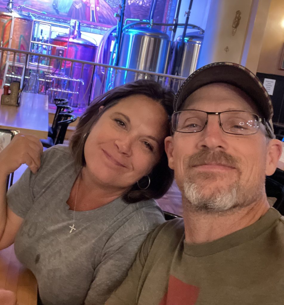 New owners of Kaukauna Coffee and Tea, Sandy and Chris Berkers.