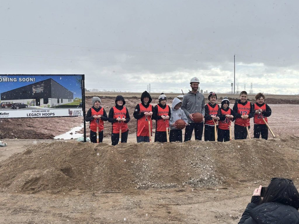 Legacy Hoops groundbreaking, photos courtesy Village of Harrison