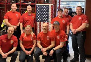 Grand Chute Fire Department shows support for fellow firefighter deployed in fight against Isis