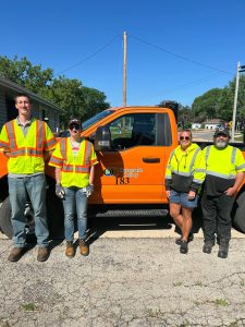 Outagamie County Highway workers rescue cats from abandoned car