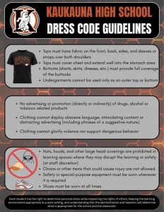 As school year gets under way, Kaukauna High School reminds students about dress code