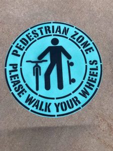 ‘Walk your Wheels’ signage promotes crosswalk safety in Kaukauna