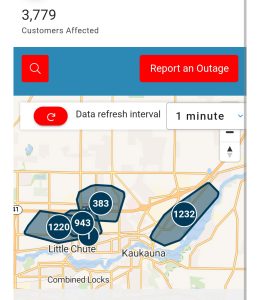 LIVE UPDATES: Power outage in Little Chute and Kaukauna